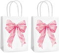 Hxezoc 12 Pieces Pink Bow Gift Bags by Hxezoc