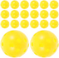 SUPVOX Plastic Practice Baseballs 25pcs Practice Golf Balls Baseball Balls by SUPVOX