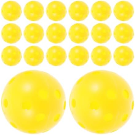 SUPVOX Plastic Practice Baseballs 25pcs Practice Golf Balls Baseball Balls by SUPVOX