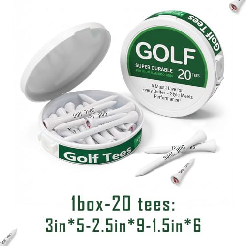 Bamboo Golf Tees Mixed Sizes - Image 3