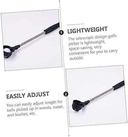 Retriever Stainless Steel with Telescopic Anti Skid Grip ABS Golf Ball - Image 6