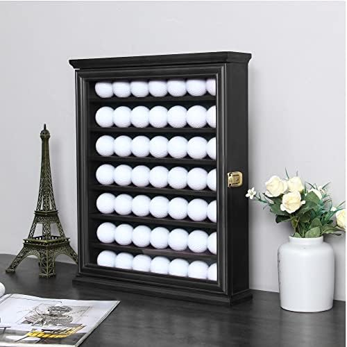49 Golf Ball Display Case Cabinet Solid Wood Golf Ball Holder Wall Mounted 7 - Image 6