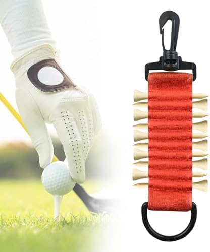 Colaxi Golf Tee Holder Portable to Attach to Golf Bag Golf Tees Storage 10 Golf - Image 6