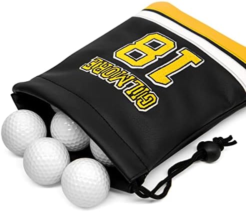 Golf Valuables Pouch Bag with Drawstrings Closure by ALIENNANAGolf