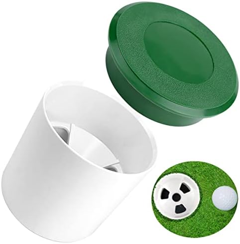 Golf Hole Cups with Golf Hole Cup Cover Golf Practice Set Putting Green Cup and by YOLUFER