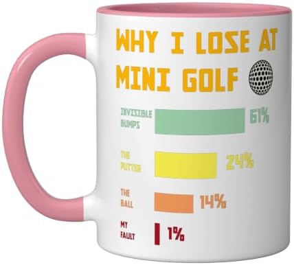 Mini Golf Champion Humor Family Golfers Ceramic Mug by Unknown