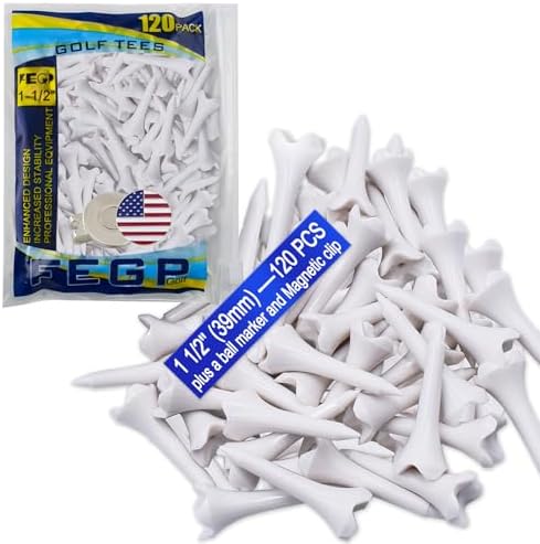 1 1/2'' Plastic Golf Tees – Short Tees by FEGP+GOLF