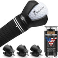 3-Prong Golf Ball Retriever Grabber Pick Up, Back Saver Claw Put On Putter Grip by SisterAling