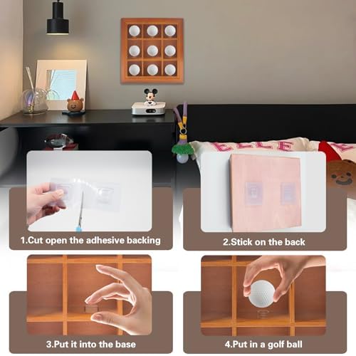 Wooden Golf Ball Display Case - Image 5