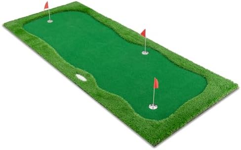 12x5 FT Golf Putting Training Mat, Premium Rubber Turf, - Image 5