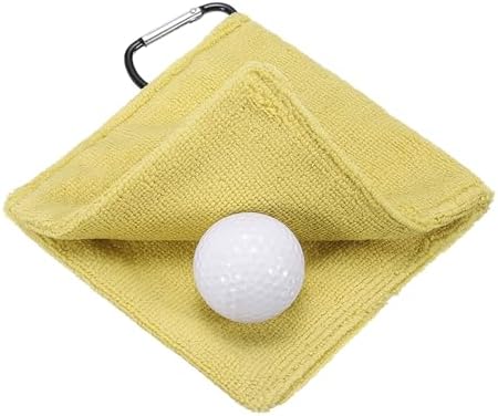 Small Microfiber Golf Towel, Pocket Golf Ball Towel by YELARXI