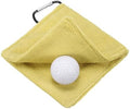 Small Microfiber Golf Towel, Pocket Golf Ball Towel by YELARXI