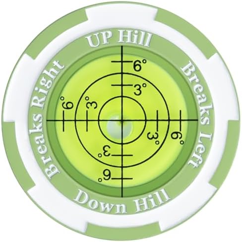 Golf Ball Marker with Bubble Level by Quany+Life