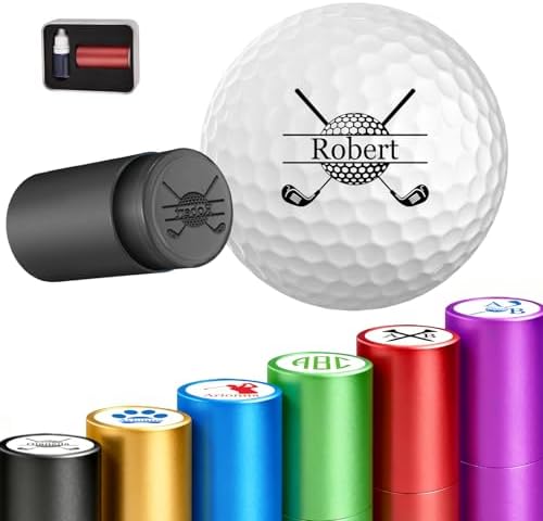 Custom Golf Ball Stamp Marker Personalized Quick-Dry Monogram Golf Ball Stamp by Unknown