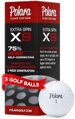 Polara Self-Correcting Golf Balls, Soft Feel, Straighter Flight by Polara