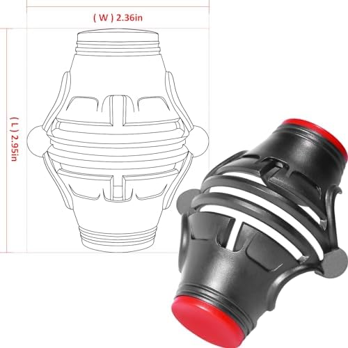 1Pack 360° Triple Line Golf Ball Marker Stencil Alignment Tool - Image 2