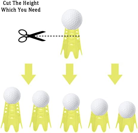 Plastic Golf Simulator Tees for Indoor Outdoor Practice Training, Golf Mat Tees - Image 4