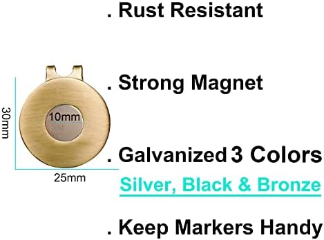 Eshan Magnetic Golf Hat Clips Ball Marker Holder - Image 2