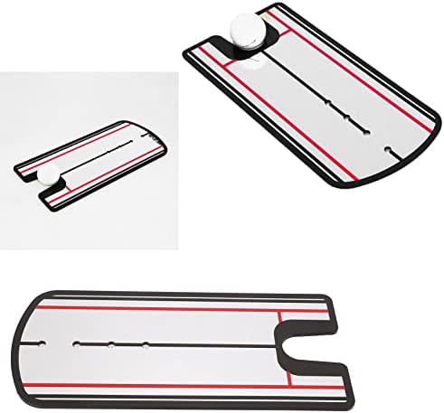 Golf Putting Practice Mirror Aid, Posture Correction Trainer, Acrylic Alignment - Image 4