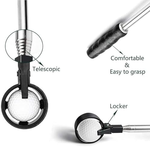 harayaa Golf Ball Retriever Telescopic Up Tool Golf Picker - Image 2