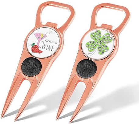 FINGER TEN 7-in-1 Golf Divot Repair Tool by FINGERTENSport