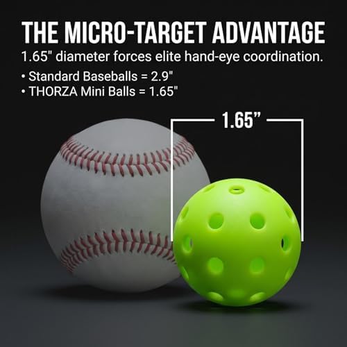Thorza 42mm Golf Ball Size Practice Tee Popper Balls - Image 3