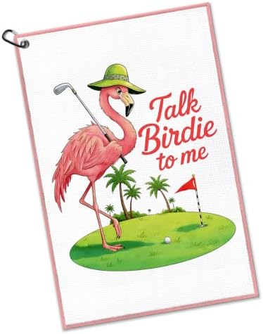 Talk Birdie to Me Golf Towel by Unknown