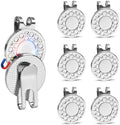 FINGER TEN Golf Hat Clip Magnetic Silver Set 3/6/9/12 Pack by FINGERTENSport