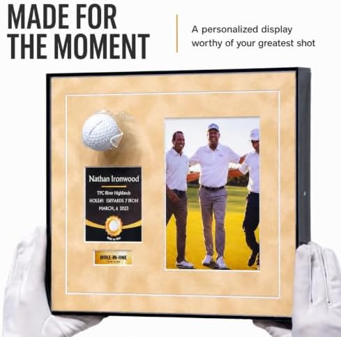 Hole-in-One Golf Display Frame, Frameless Acrylic - Image 3
