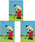 Funny Printed Golf Towel, Funny Golf Towel by Aikiprety