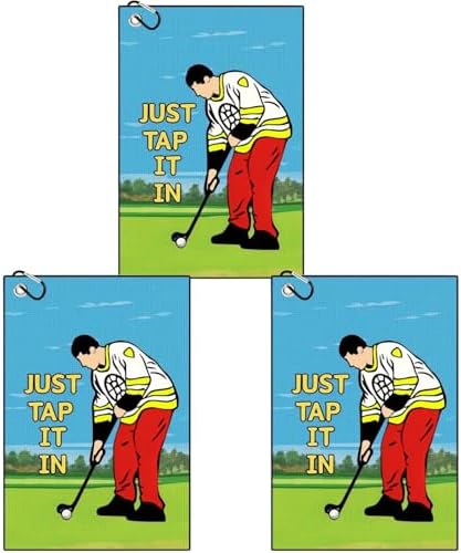 Funny Printed Golf Towel, Funny Golf Towel by Aikiprety
