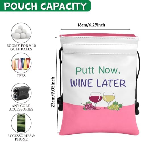 Funny Golf Valuables Pouch, Golf Pouch Bag - Image 5