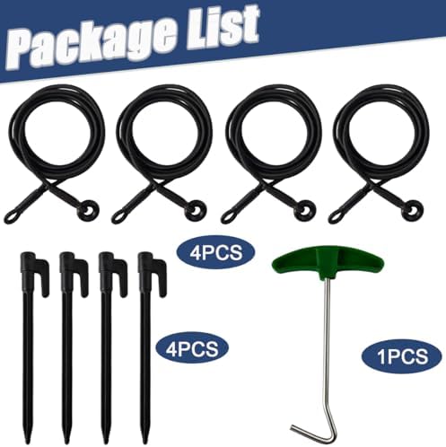4Sets Golf Tee Anchor, Holds in Place - Image 3
