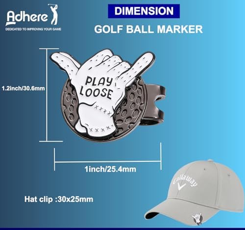 Adhere Golf Ball Markers Personlized Colourful Diamond Logo - Image 2