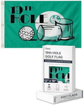 AGAS 19th Hole Golf Flag with Brass Grommets by AGASManufacturingGroup