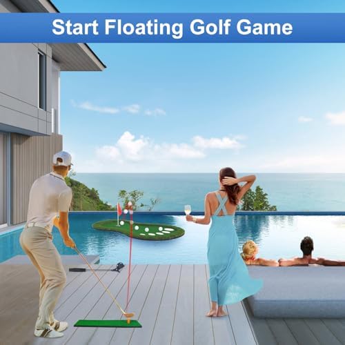 Floating Golf Green for Pool, Floating Chipping Game Mat for Lake - Image 2