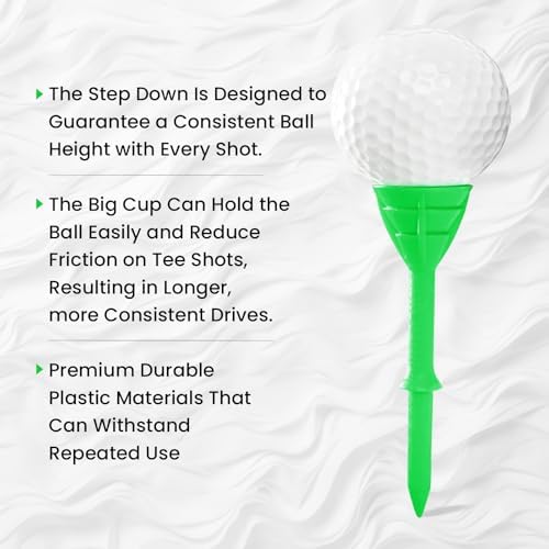 Amy Sport Unbreakable Golf Tees Plastic 3 1/4 inch - Image 4