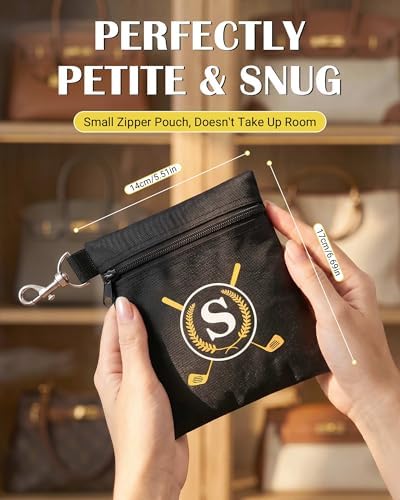 OXYEFEI Golf Tee Bag, Golf Utility Pouch Tee Holder - Image 3