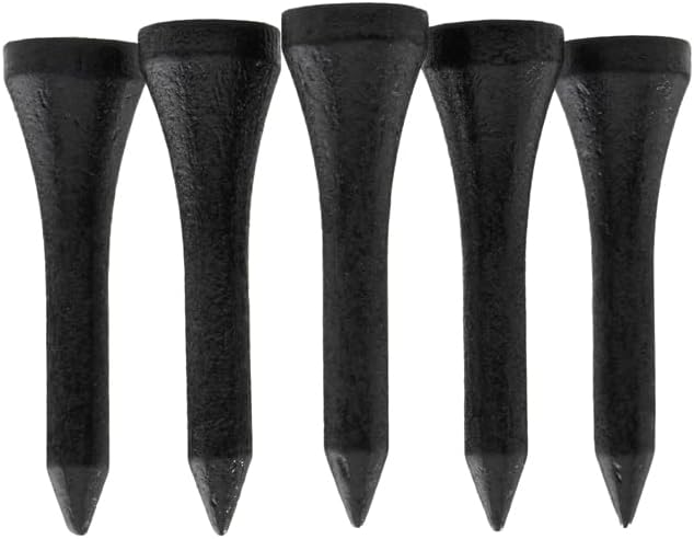 TH Golf 100 PCS Bamboo Golf Tees | Multiple Colours & Sizes | Castle Golf Tees by Unknown