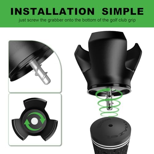 MAZEL 4 Pcs Ball Grabber Golf Ball Pick Up Retriever Claw Sucker Tool Fit Golf - Image 3