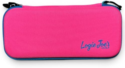 Logie Joe's Pink/Blue Golf Accessory Case | Zippered Organizer by LogieJoesGolf