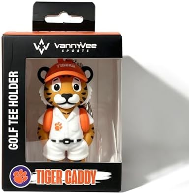 NCAA Mascot Golf Tee Holders, Includes 8 Golf Tees, Fun Golf Accessory - Image 5