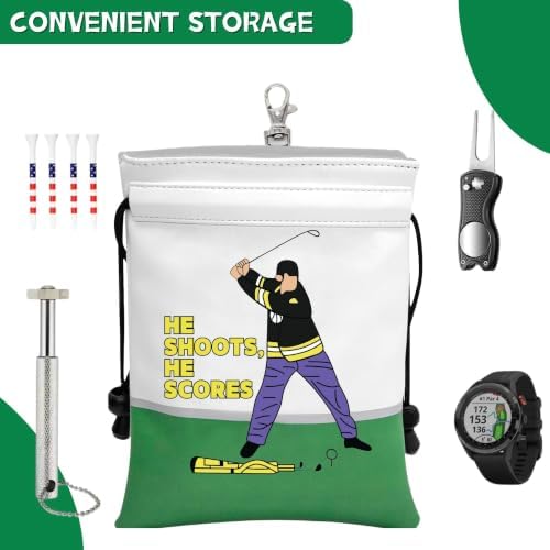 Funny Golf Valuables Pouch, Golf Pouch Bag - Image 5