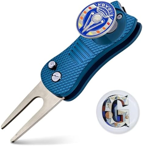 5-in-1 Fold Golf Divot Tool by VOVOIS