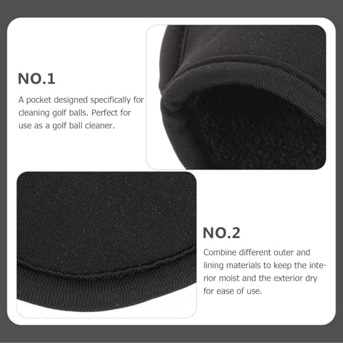 Portable Golf Ball Cleaning Bag, Reusable Nylon Pouch - Image 6