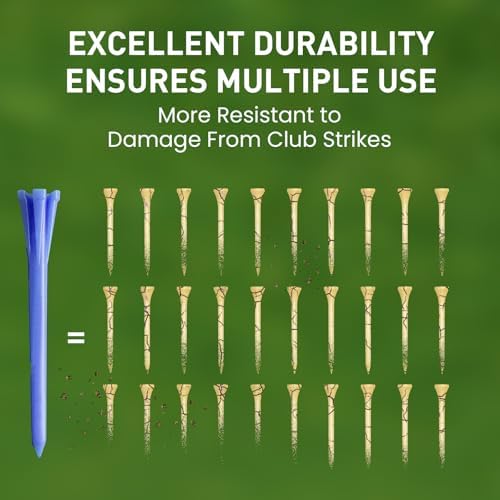 FINGER TEN Golf Tees Plastic Unbreakable - Image 5
