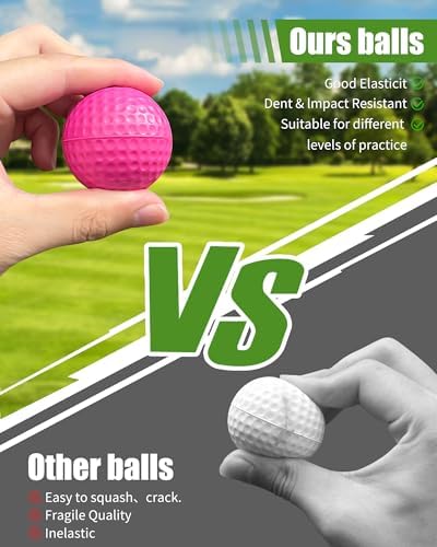 24 Pack Foam Golf Practice Balls, Practice Golf Balls - Image 3