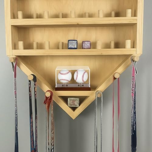 Weysat Baseball Display Case 2 in 1 Clear Cube Baseball Holder - Image 5