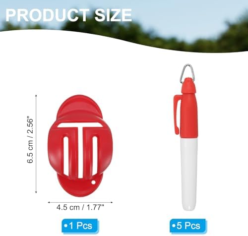 PATIKIL Golf Ball Line Marker Tool Golf Ball Alignment Marking Tool - Image 2