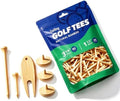 Bamboo Golf Tees with Position Ball Maker and Bamboo Divot Tools by Ewilling
